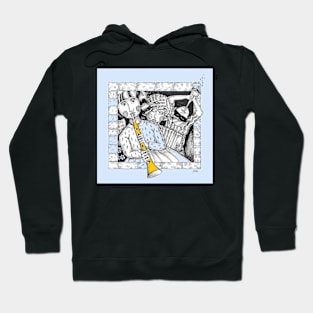 Trio of Musicians Hoodie